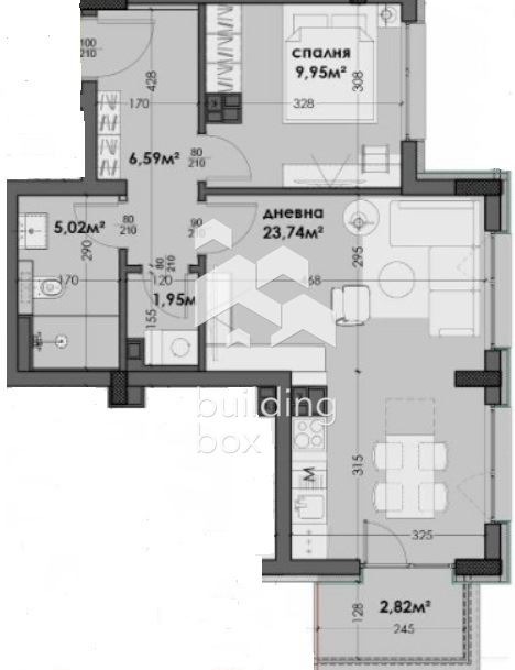 Продава 2-СТАЕН, гр. Варна, Изгрев, снимка 2 - Апартаменти - 54734245