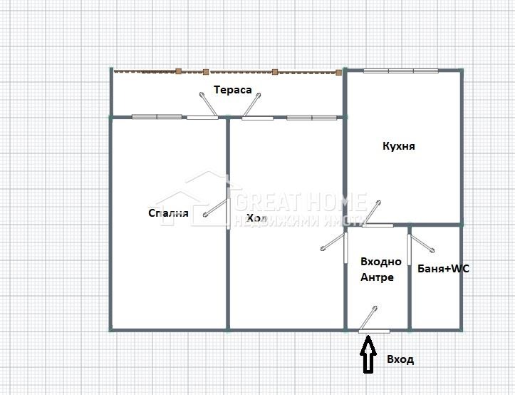 Продава 3-СТАЕН, гр. Търговище, Запад 1, снимка 6 - Aпартаменти - 49196330