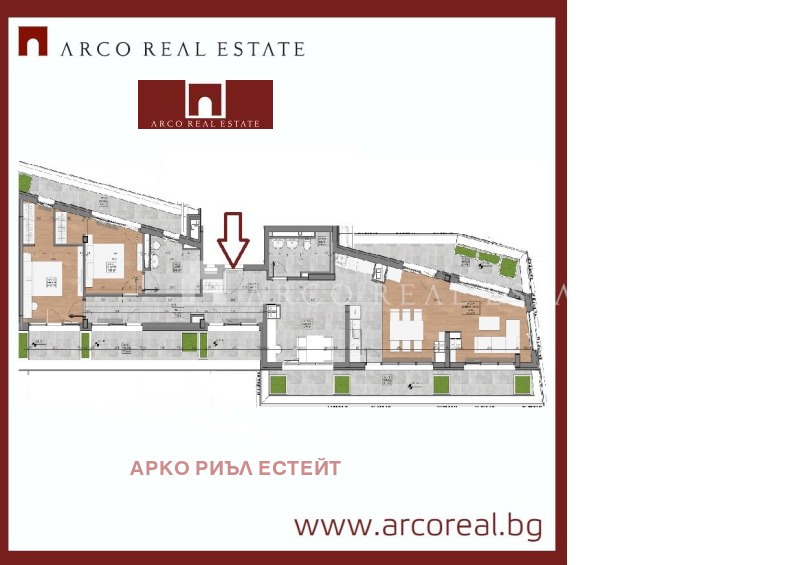 Till salu  2 sovrum Sofia , Krastova vada , 222 kvm | 76670936 - bild [4]