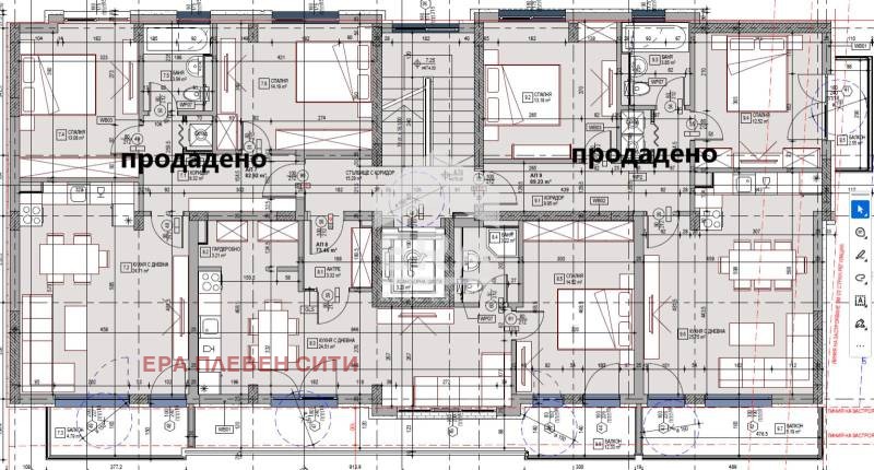 Satılık  1 yatak odası Pleven , Drujba 1 , 81 metrekare | 48918714 - görüntü [2]