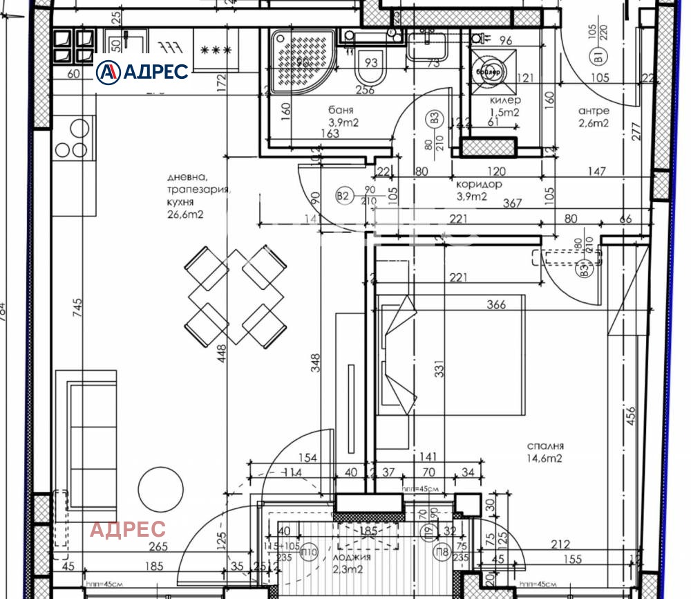 Продава 2-СТАЕН, гр. Варна, Колхозен пазар, снимка 2 - Апартаменти - 54288513