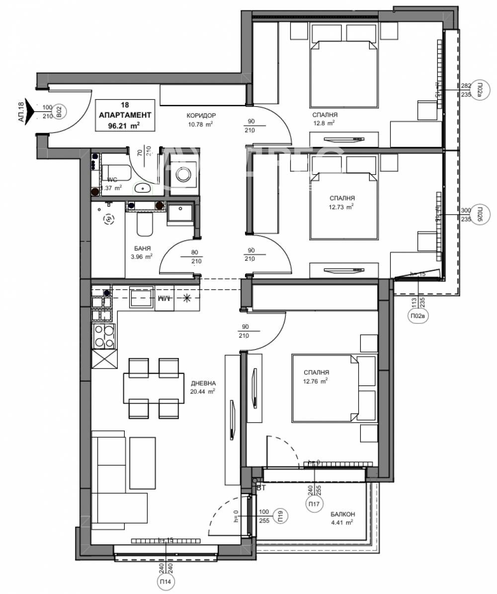 Продава МНОГОСТАЕН, гр. София, Обеля 2, снимка 4 - Апартаменти - 54408575