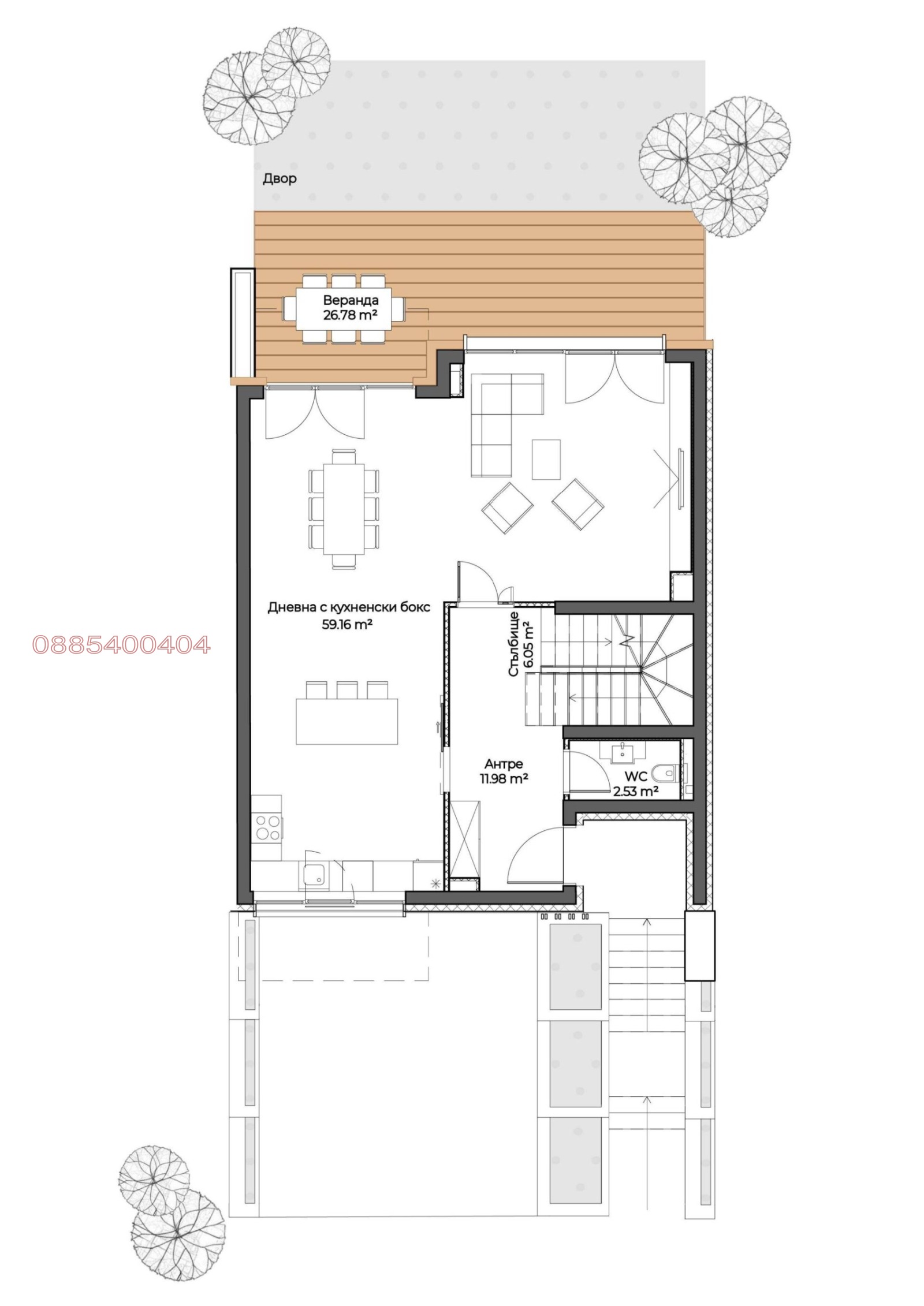Продава КЪЩА, гр. София, м-т Камбаните, снимка 13 - Къщи - 54294727