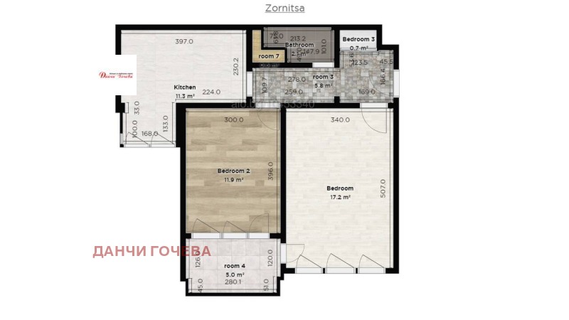Na sprzedaż  1 sypialnia Burgas , Zornica , 56 mkw | 39360930 - obraz [4]