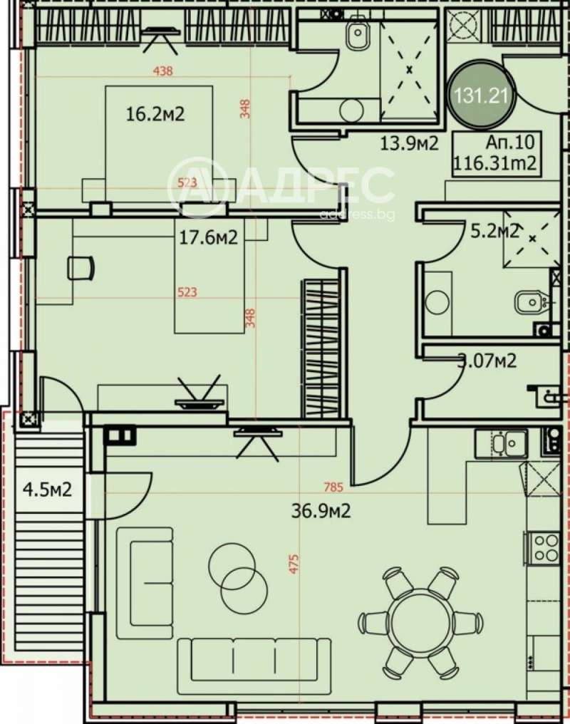 Продава 3-СТАЕН, гр. София, Драгалевци, снимка 3 - Апартаменти - 53525727