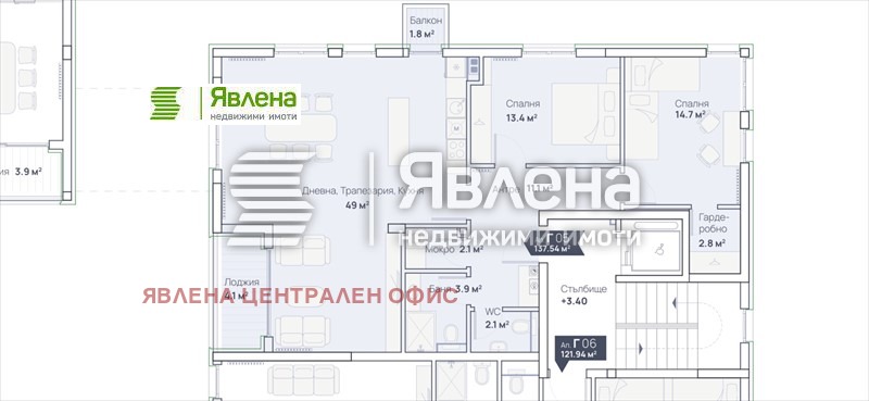 Продава 3-СТАЕН, гр. София, Симеоново, снимка 15 - Aпартаменти - 47370651