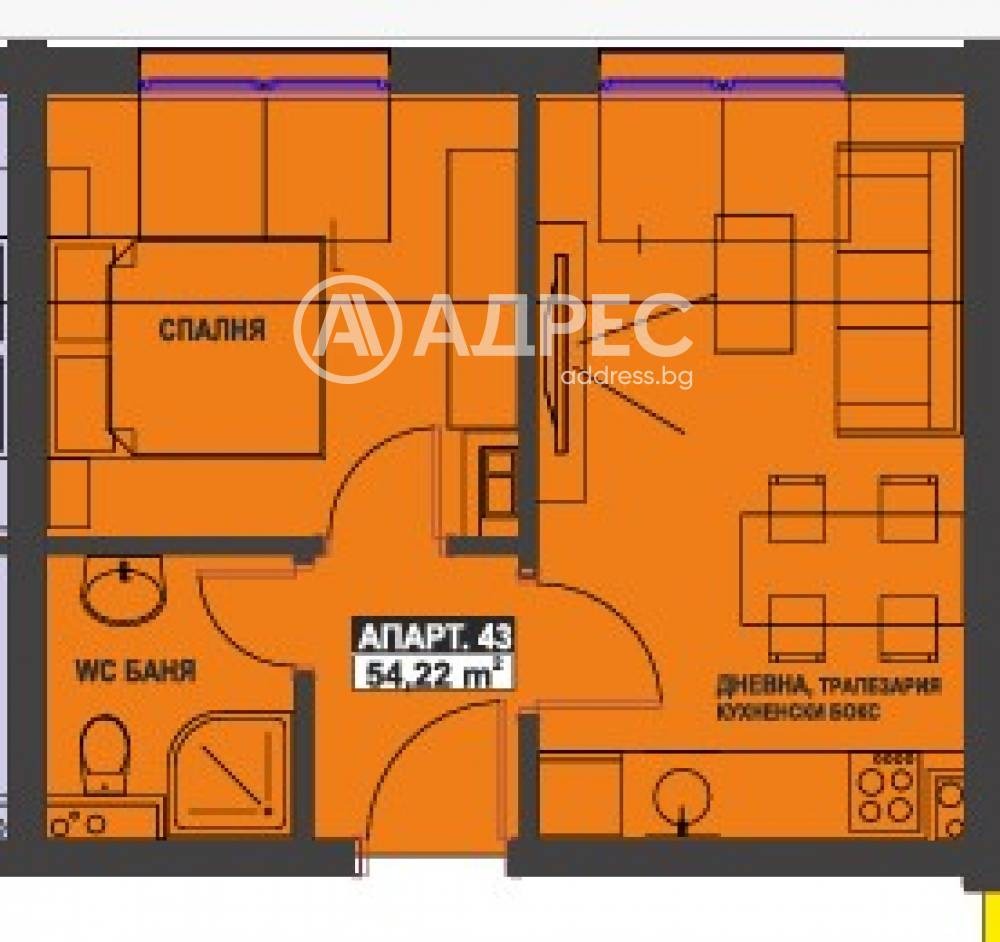 Продава 2-СТАЕН, гр. Бургас, Братя Миладинови, снимка 4 - Апартаменти - 55446219