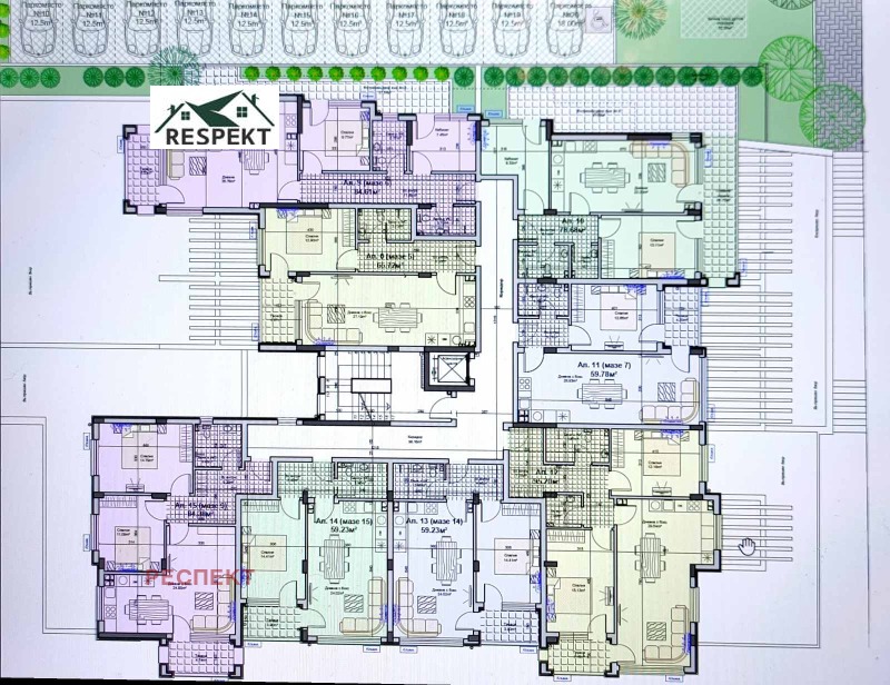 Продава 2-СТАЕН в град Стара Загора, Железник - център - 74 кв.м / При запитване, РЕСПЕКТ