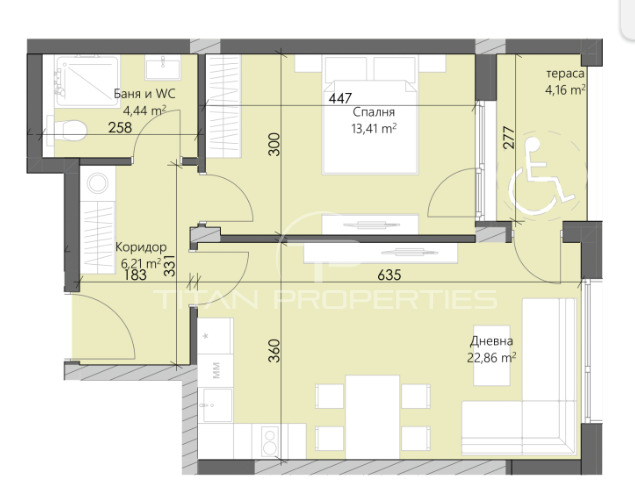 Satılık  1 yatak odası Plovdiv , Karşiyaka , 71 metrekare | 97419722 - görüntü [12]