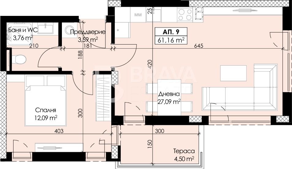 Продава 2-СТАЕН, гр. Пловдив, Отдих и култура, снимка 9 - Апартаменти - 55582951