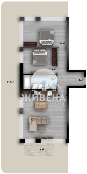 2 bedroom k.k. Sv.Sv. Konstantin i Elena, Varna 3