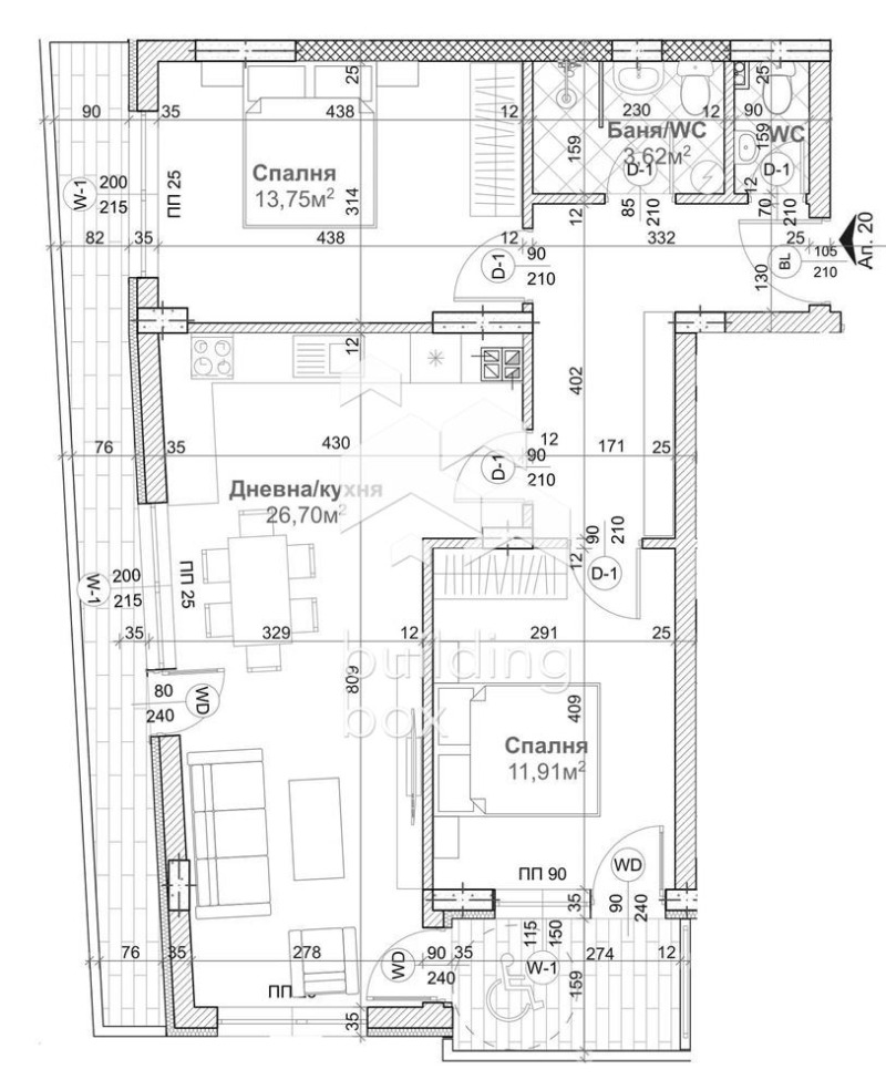 Продава 3-СТАЕН, гр. Варна, м-т Сотира, снимка 2 - Aпартаменти - 47715178