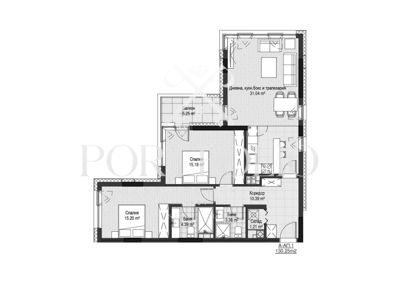 À venda  2 quartos Sofia , Vitocha , 132 m² | 80793408 - imagem [5]