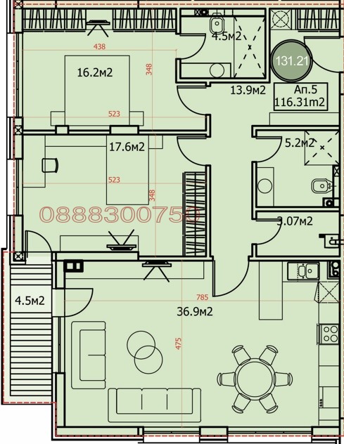 Продава 3-СТАЕН, гр. София, Драгалевци, снимка 1 - Aпартаменти - 48403201