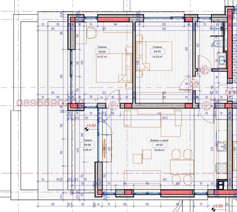 Продава 3-СТАЕН, гр. София, в.з.Киноцентъра, снимка 8 - Aпартаменти - 48406527