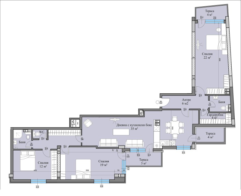 À vendre  3+ chambres Plovdiv , Tsentar , 186 m² | 51674429 - image [2]