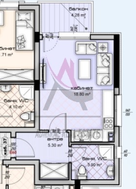 À vendre  Studio Varna , Vladislav Varnentchik 1 , 50 m² | 78142365 - image [4]