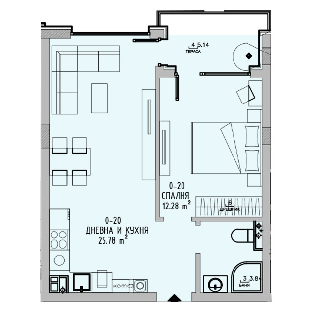 Продава 2-СТАЕН, гр. София, Малинова долина, снимка 3 - Апартаменти - 54330337