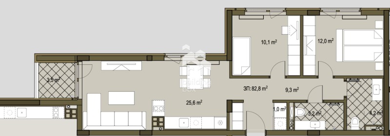 Продава  3-стаен град София , Левски Г , 101 кв.м | 34403108 - изображение [4]