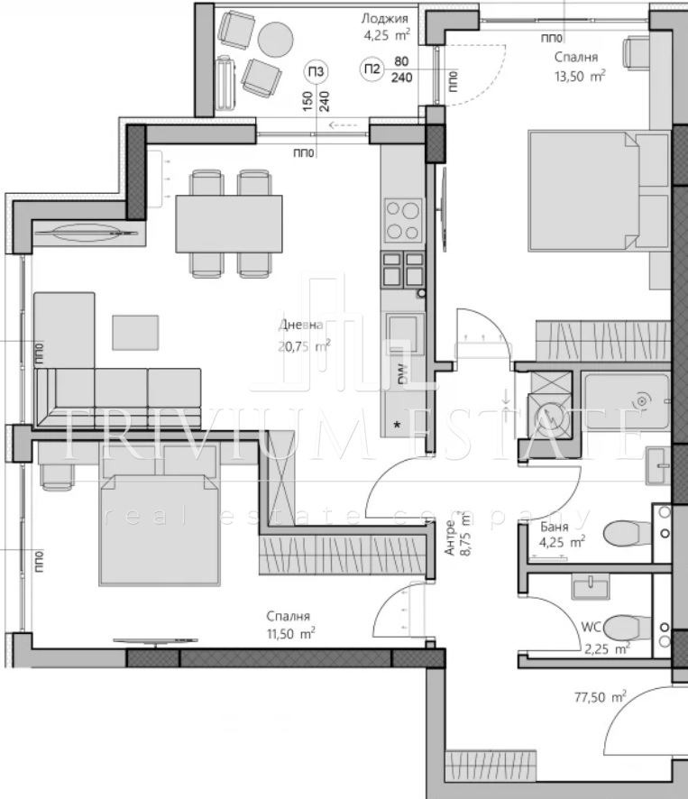 Продава 3-СТАЕН, гр. Пловдив, Христо Смирненски, снимка 4 - Апартаменти - 52837721