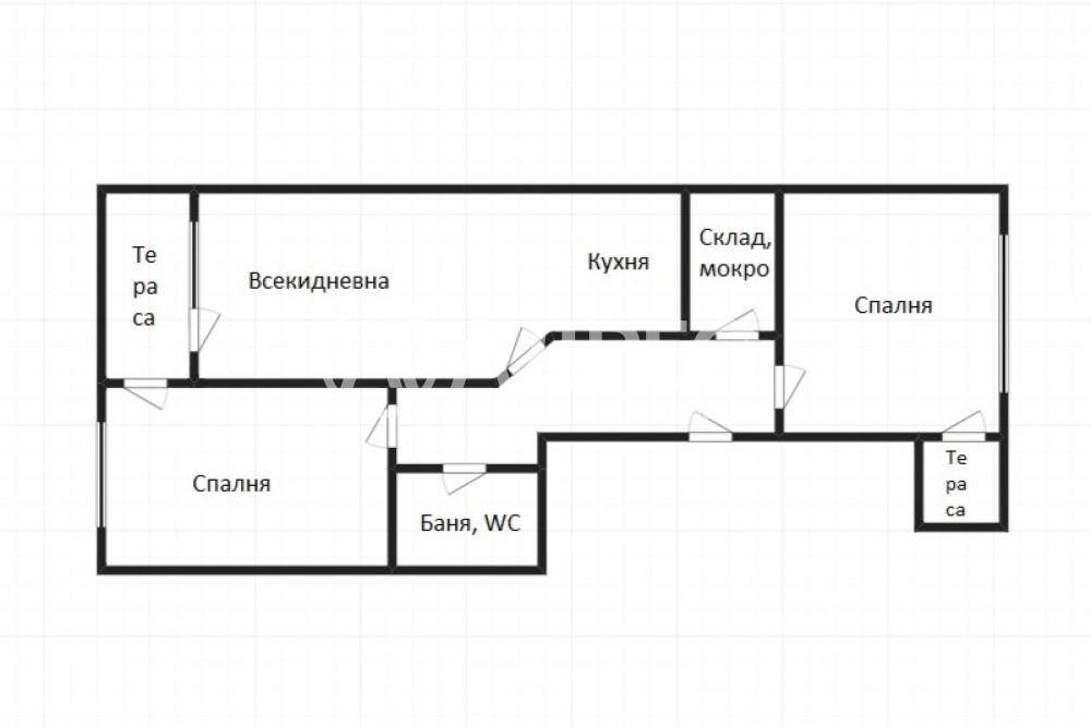 Продава 3-СТАЕН, гр. Бургас, Зорница, снимка 5 - Апартаменти - 55687730