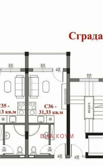 Продава  1-стаен област Бургас , гр. Свети Влас , 31 кв.м | 22690923 - изображение [4]