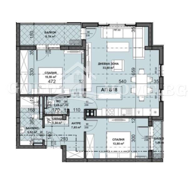 Продава 3-СТАЕН, гр. Пловдив, Остромила, снимка 1 - Aпартаменти - 47432161