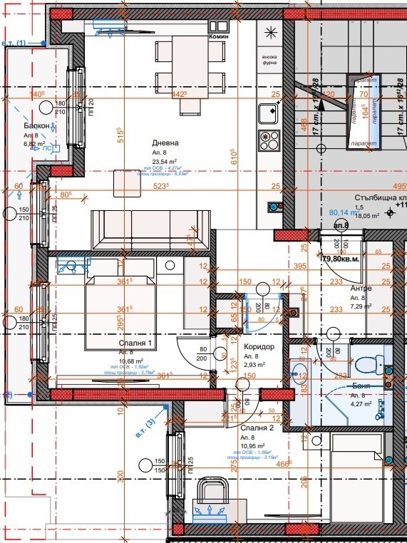 Na prodej  2 ložnice Stara Zagora , Operata , 109 m2 | 30271690 - obraz [5]