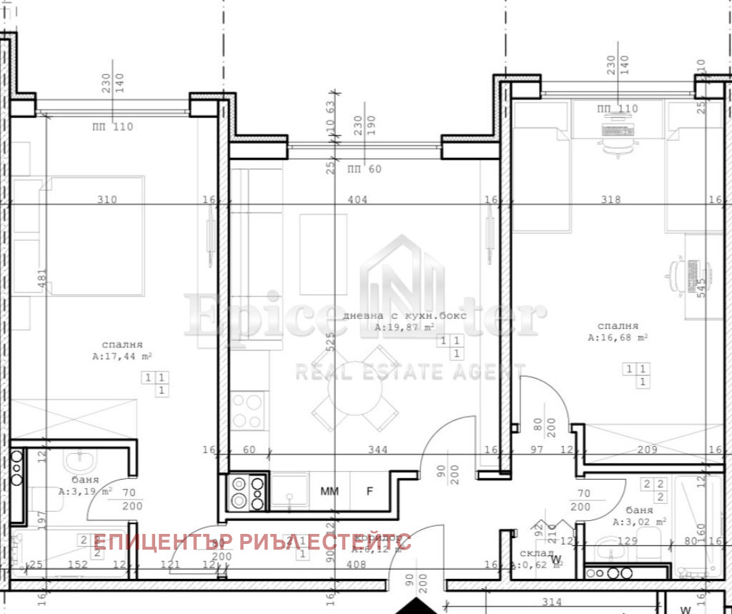Продава 3-СТАЕН, гр. Перник, Могиличе, снимка 11 - Апартаменти - 54480210