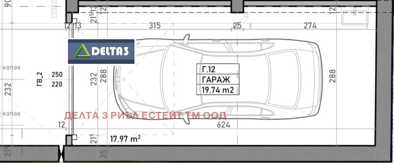 Продава ГАРАЖ, ПАРКОМЯСТО, гр. София, Зона Б-19, снимка 2 - Гаражи и паркоместа - 47477284