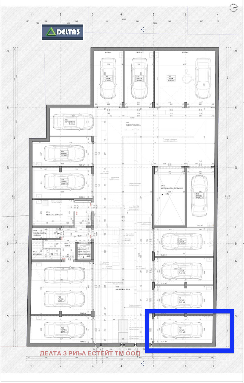 Продава ГАРАЖ, ПАРКОМЯСТО, гр. София, Зона Б-19, снимка 3 - Гаражи и паркоместа - 47477284