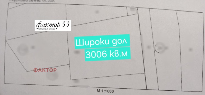 Продава ПАРЦЕЛ, с. Широки дол, област София област, снимка 1 - Парцели - 49390693