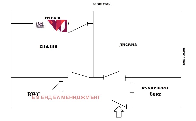 In vendita  1 camera da letto Sofia , Bakston , 51 mq | 48939297 - Immagine [8]