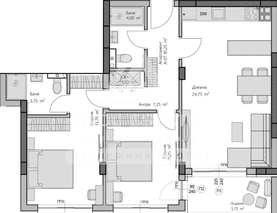 Продава 3-СТАЕН, гр. Пловдив, Христо Смирненски, снимка 2 - Апартаменти - 54147483