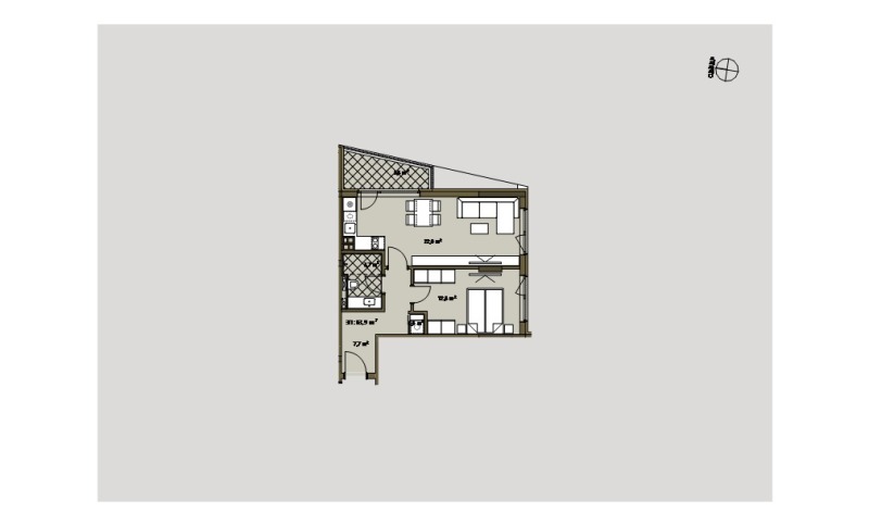 Продава 2-СТАЕН, гр. София, Овча купел, снимка 16 - Апартаменти - 53371964