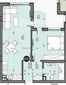 1 slaapkamer Ljulin 5, Sofia
