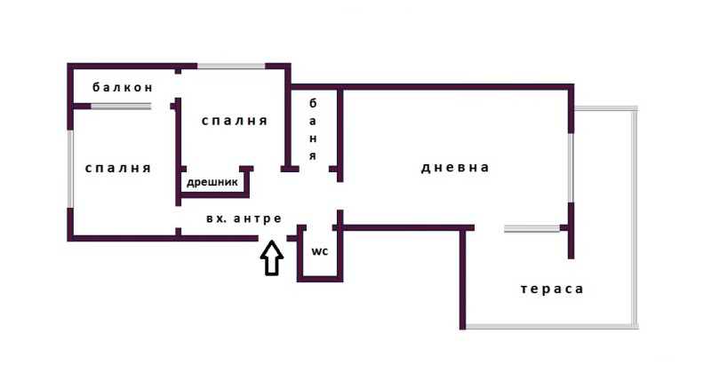 Продава 3-СТАЕН, гр. Варна, Виница, снимка 3 - Aпартаменти - 47446416