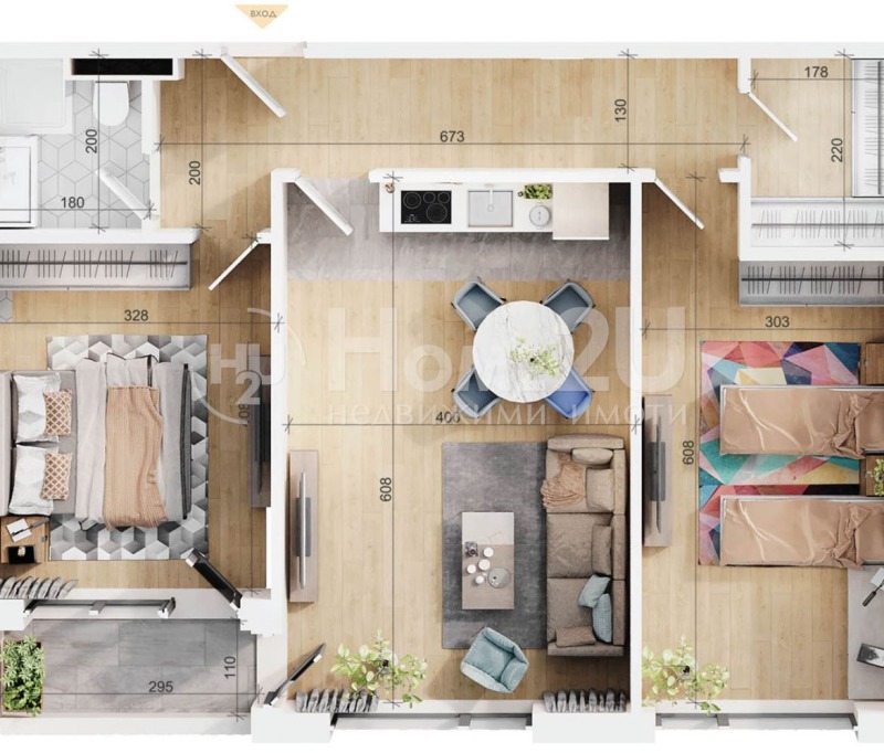 Продается  2 спальни Пловдив , Тракия , 100 кв.м | 70707504 - изображение [3]