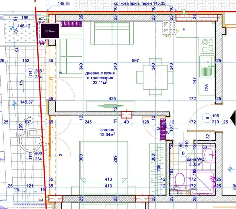 De vânzare  1 dormitor Varna , Briz , 66 mp | 92352573 - imagine [12]