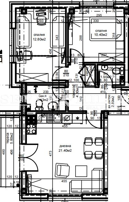 Продава 3-СТАЕН, гр. Пловдив, Христо Смирненски, снимка 5 - Aпартаменти - 49475707