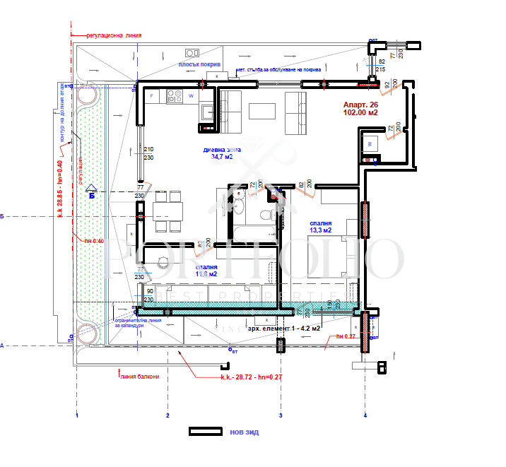 Продава 3-СТАЕН, гр. Бургас, Център, снимка 4 - Aпартаменти - 49059037