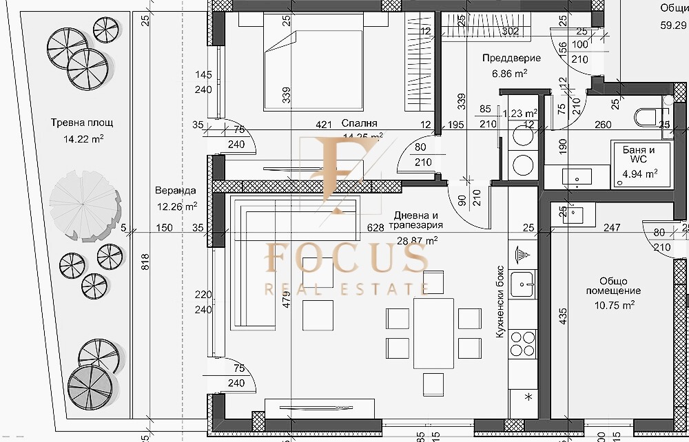 Продава 3-СТАЕН, гр. Пловдив, Христо Смирненски, снимка 7 - Апартаменти - 53770216