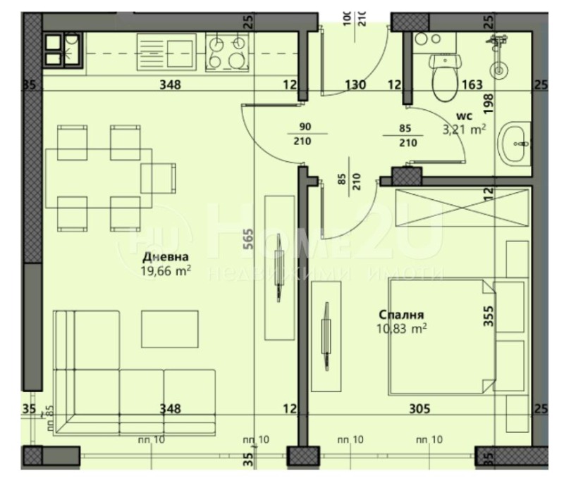 Продава 2-СТАЕН, гр. Варна, Виница, снимка 1 - Aпартаменти - 48233652