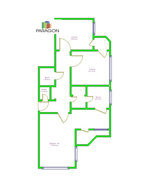 Na sprzedaż  2 sypialnie region Gabrowo , Sewliewo , 92 mkw | 44708216 - obraz [17]