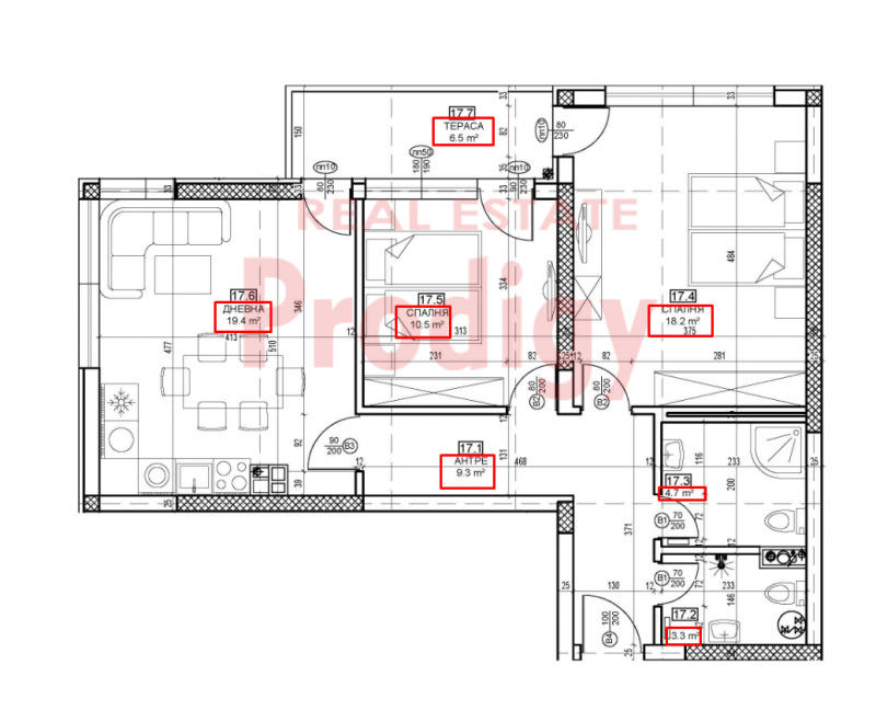 Продава 3-СТАЕН, гр. София, Малинова долина, снимка 16 - Aпартаменти - 47251299