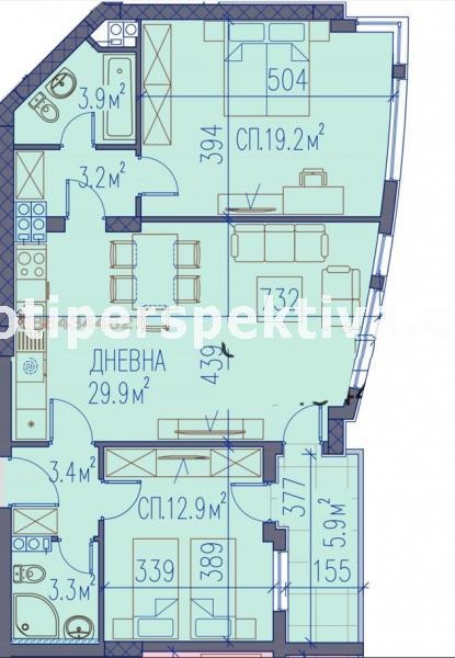 Na prodej  2 ložnice Plovdiv , Christo Smirnenski , 115 m2 | 89313769 - obraz [5]
