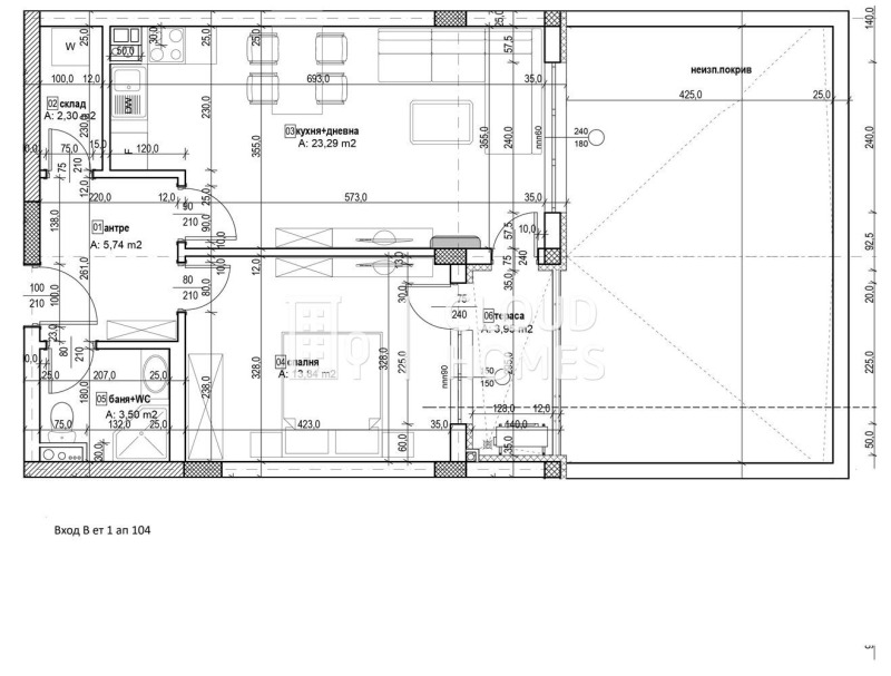 En venta  1 dormitorio Sofia , Darvenitsa , 73 metros cuadrados | 51866047 - imagen [2]