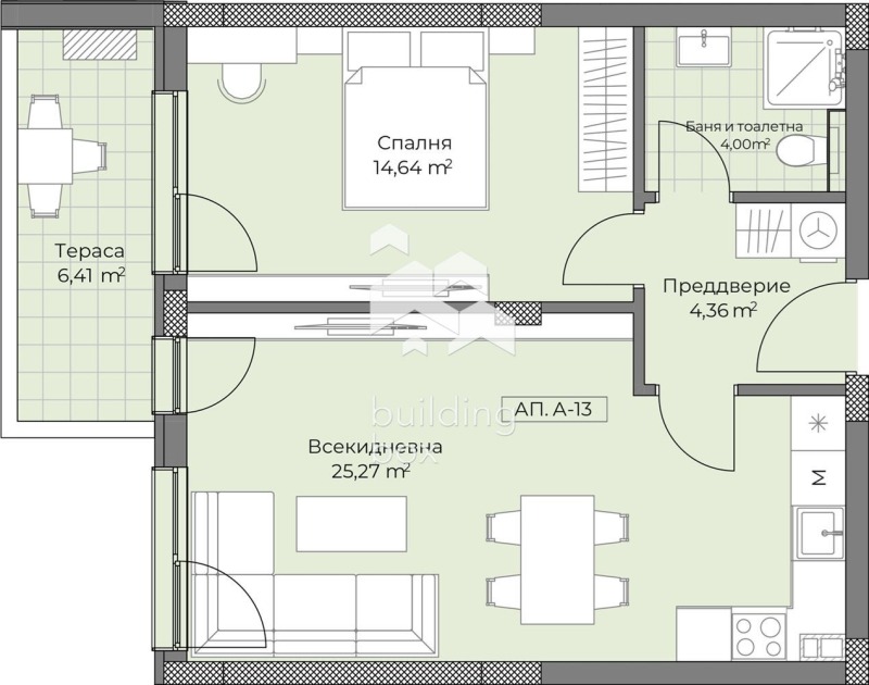 Na prodej  1 ložnice Plovdiv , Ostromila , 73 m2 | 58267294 - obraz [2]