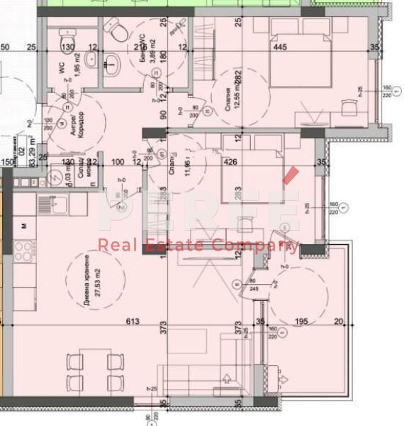 Продается  2 спальни Бургас , Славейков , 98 кв.м | 36388094