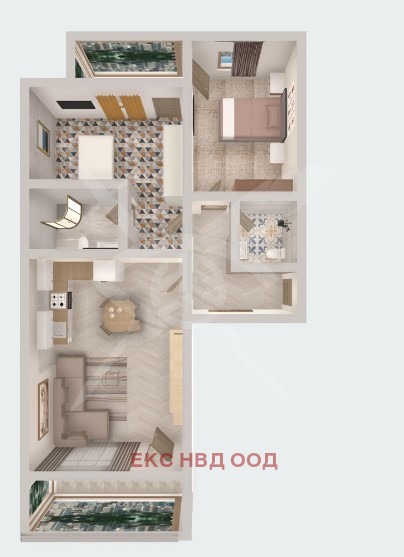 Продава 3-СТАЕН, гр. Пловдив, Остромила, снимка 10 - Апартаменти - 52237655